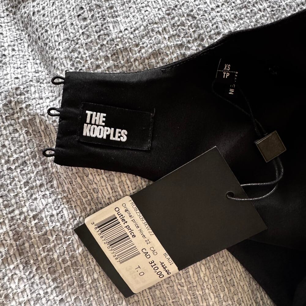 The Kooples | NWT Long Sleeve Open Back Mini Dress Size XS - Picture 5 of 9